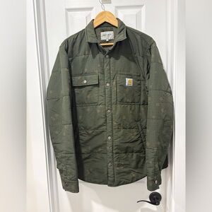 Carhartt WIP Green Checkered Shirt Jacket